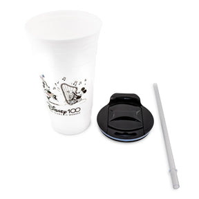 Disney 100 Mickey and Minnie Mouse Dance Tumbler With Lid and Straw | 32 Ounces