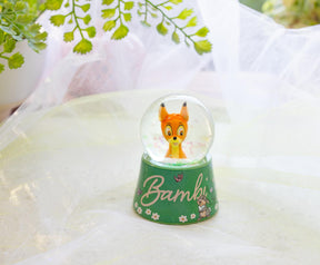 Disney Bambi "Pretty Flower" Mini Light-Up Snow Globe | 3 Inches Tall