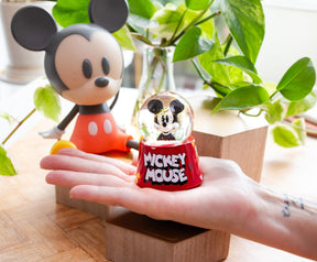 Disney Mickey Mouse Light-Up Mini Snow Globe | 2.75 Inches Tall