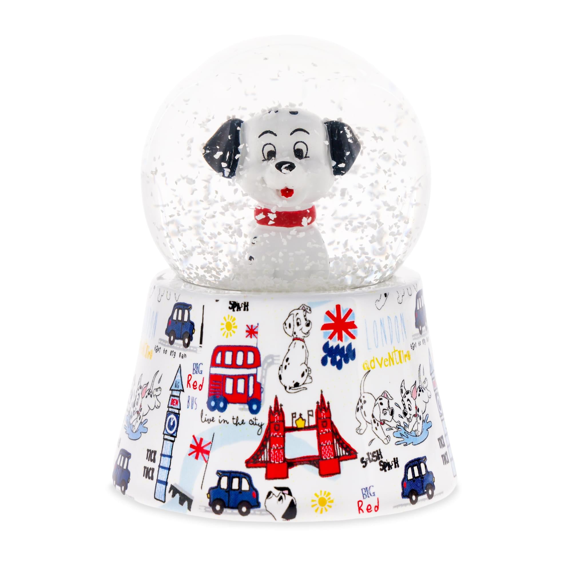 Disney 101 Dalmatians Lucky 3-Inch Mini Light-Up Snow Globe