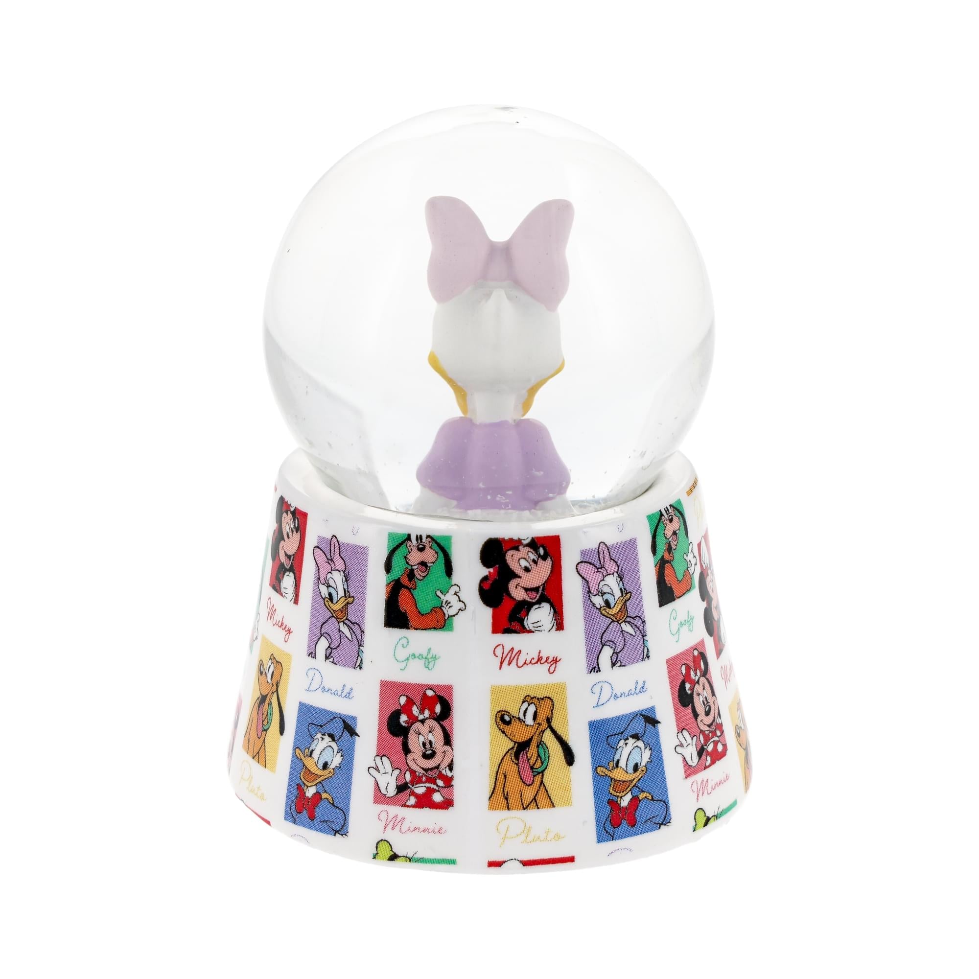 Disney Daisy Duck 3-Inch Mini Light-Up Snow Globe