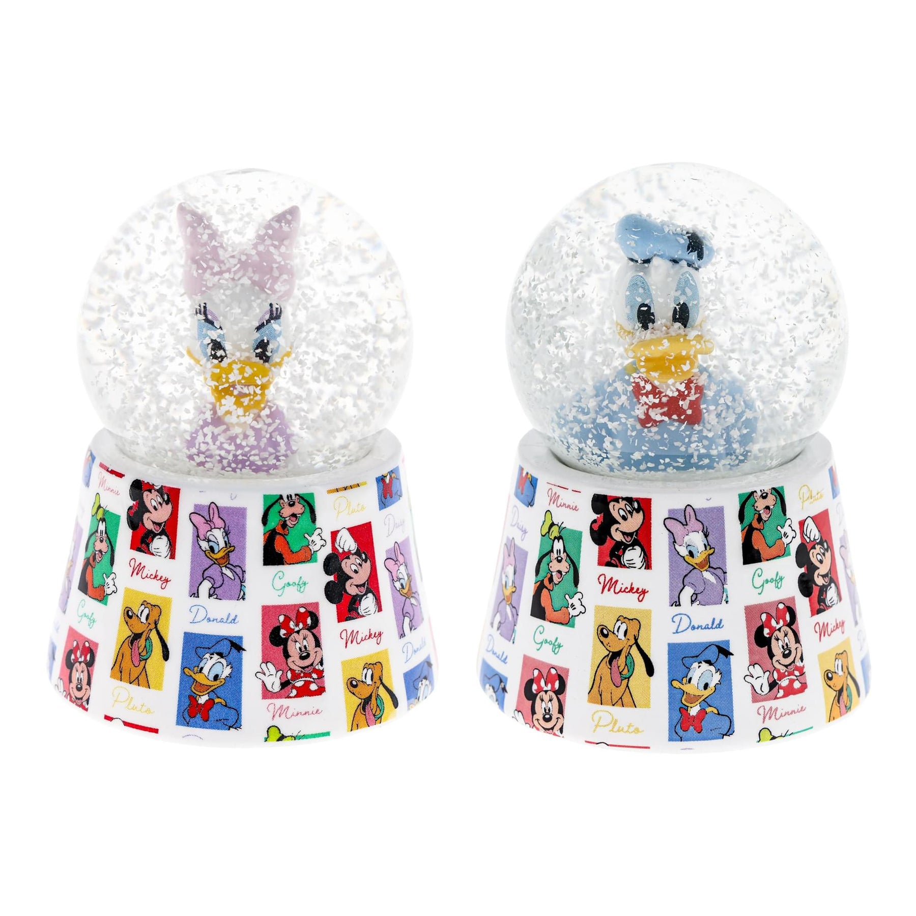 Disney Ducks Mini Light-Up Snow Globe Set Of 2| Daisy & Donald