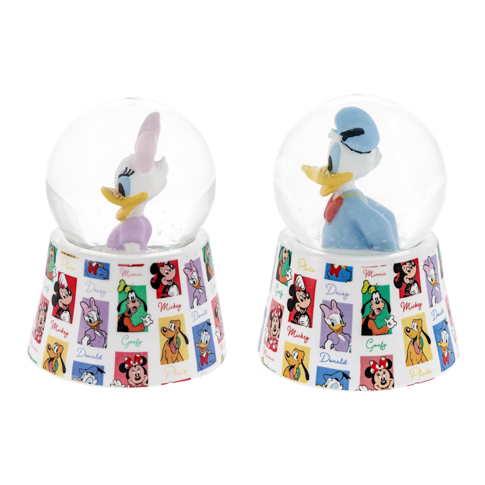 Disney Ducks Mini Light-Up Snow Globe Set Of 2| Daisy & Donald