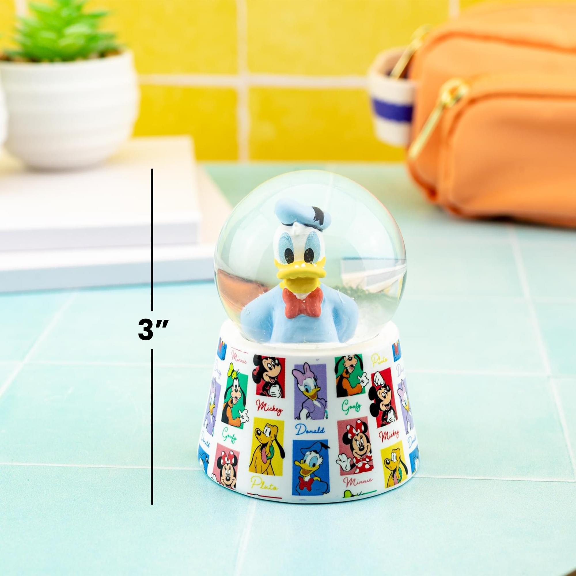 Disney Ducks Mini Light-Up Snow Globe Set Of 2| Daisy & Donald