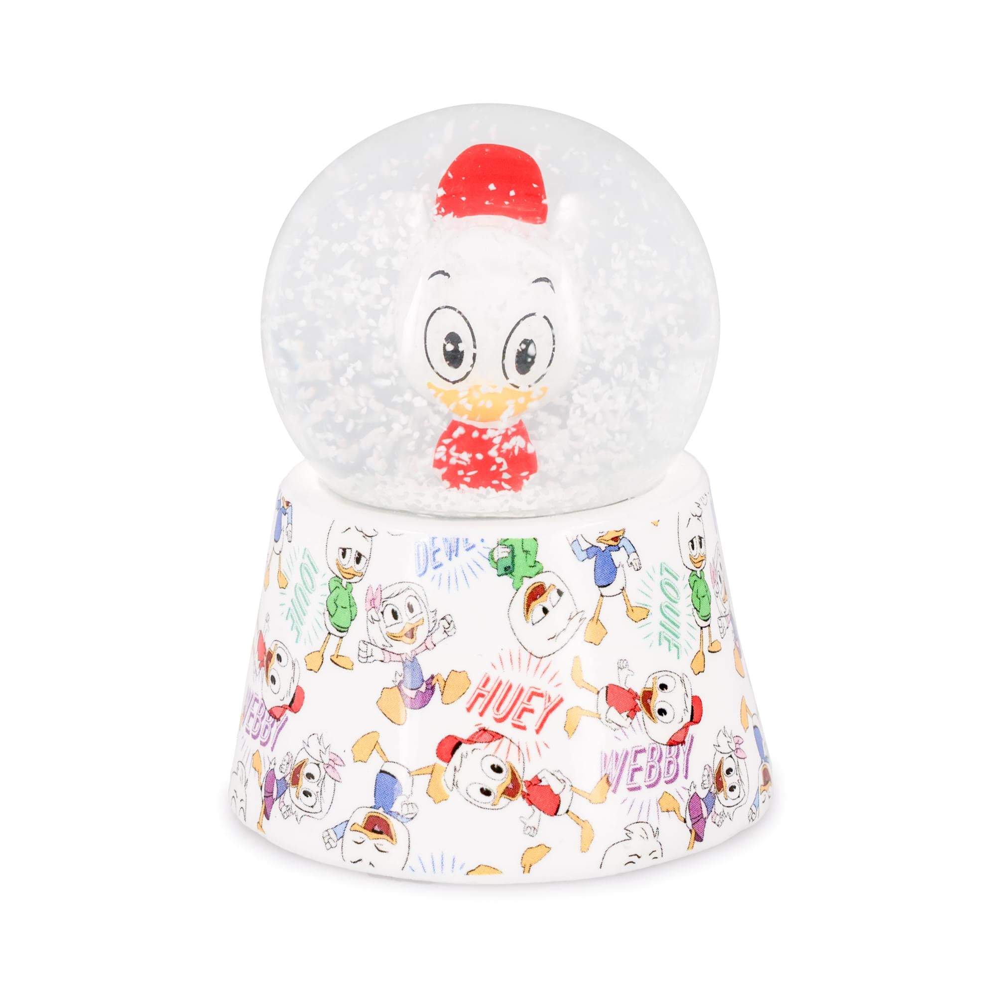 Disney Ducktales Huey Duck 3-Inch Mini Light-Up Snow Globe