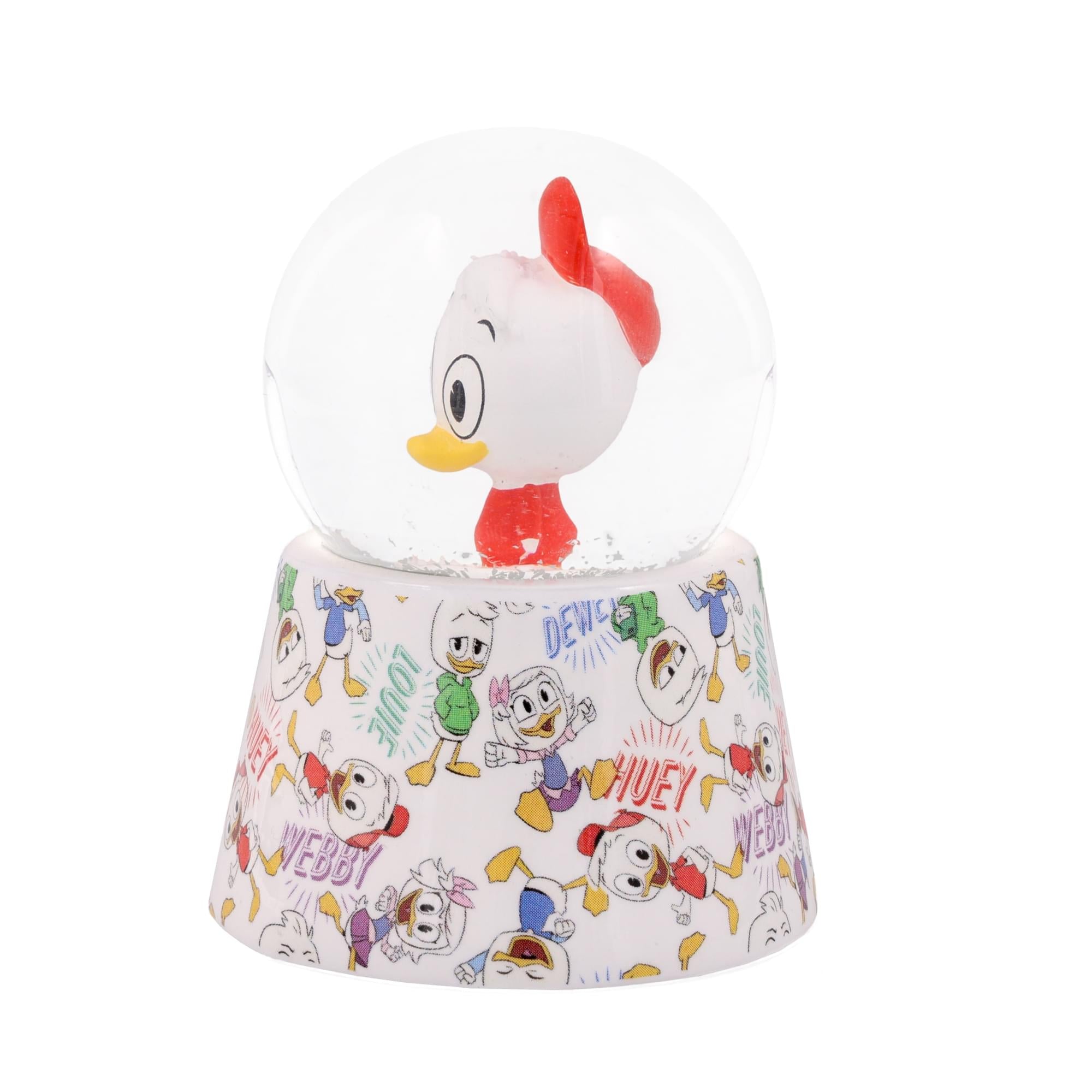 Disney Ducktales Huey Duck 3-Inch Mini Light-Up Snow Globe