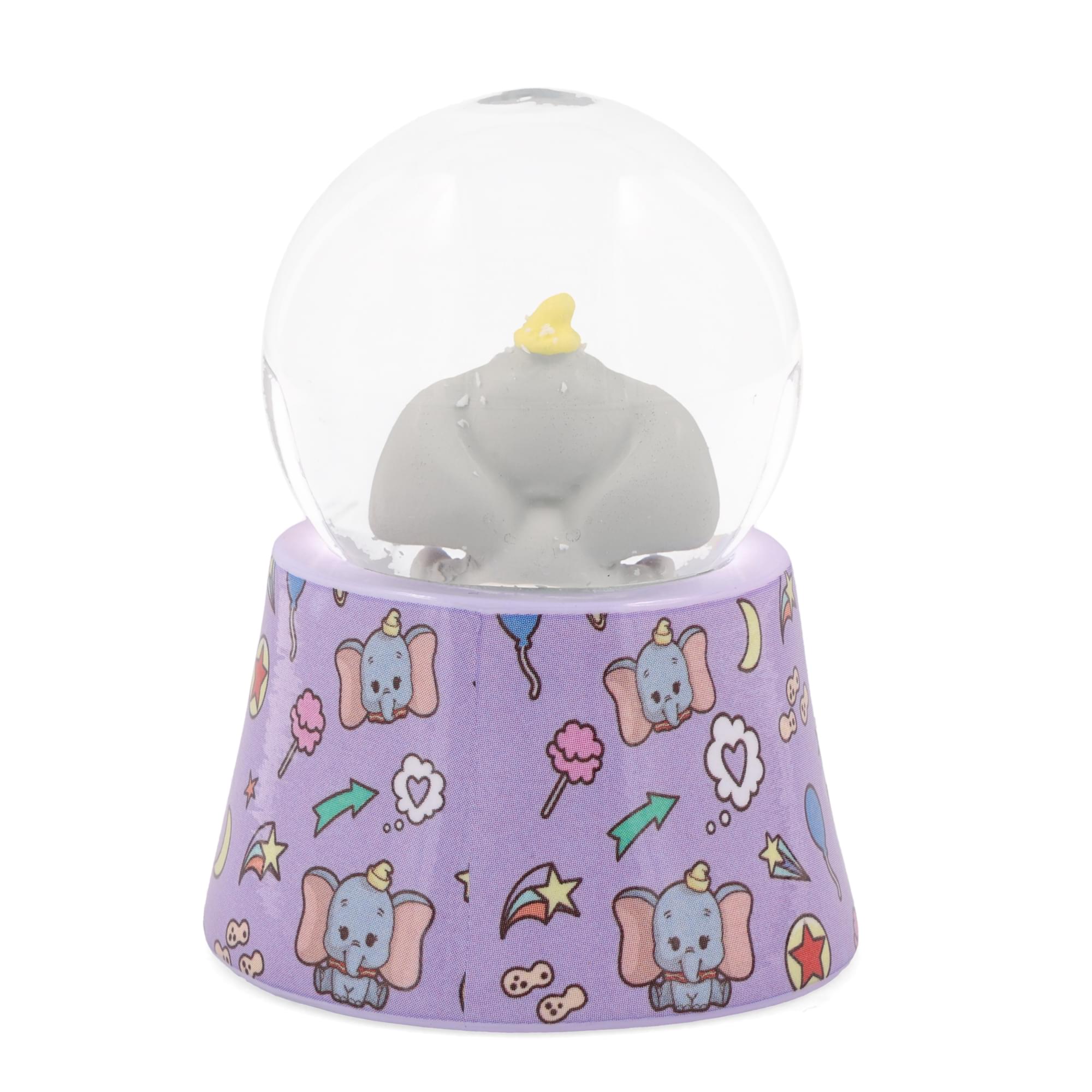Disney Dumbo 3-Inch Mini Light-Up Snow Globe