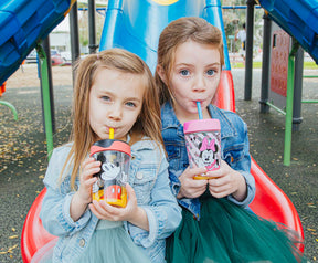 Disney Minnie Mouse Kids Spill-Proof Tumbler With Straw | Holds 18 Ounces