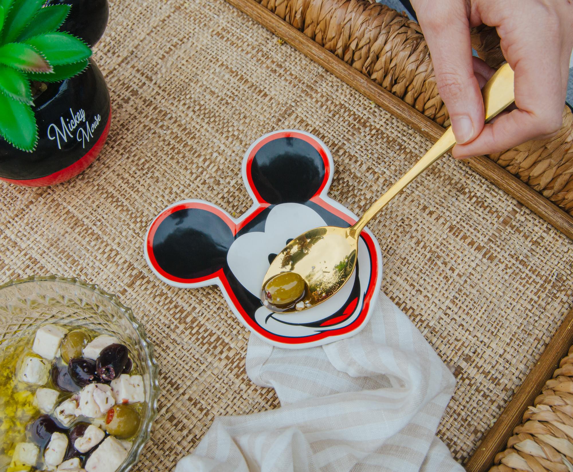 Disney Mickey Mouse Sculpted Ceramic Spoon Rest