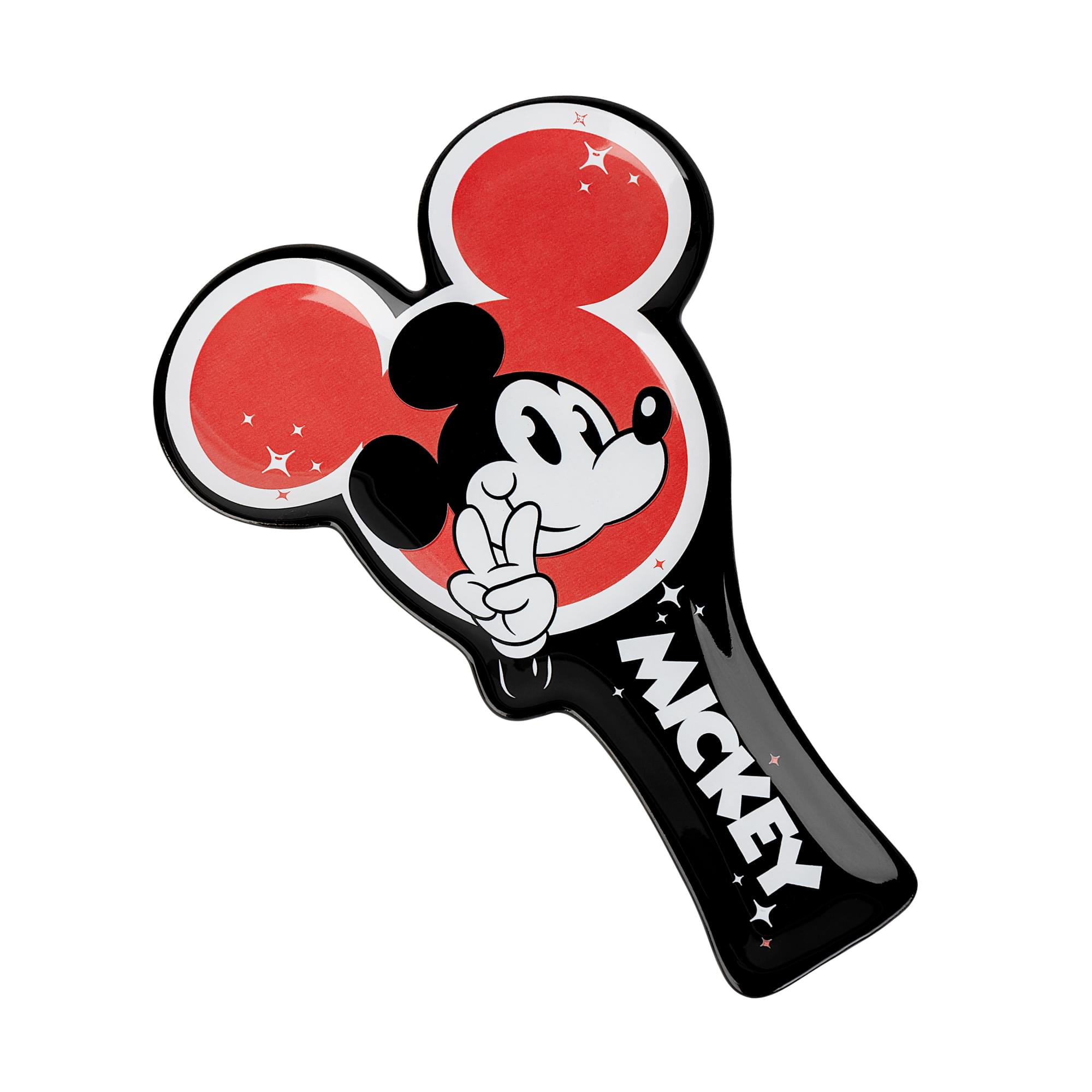 Disney Mickey Mouse Happy Face Sculpted Ceramic Spoon Rest