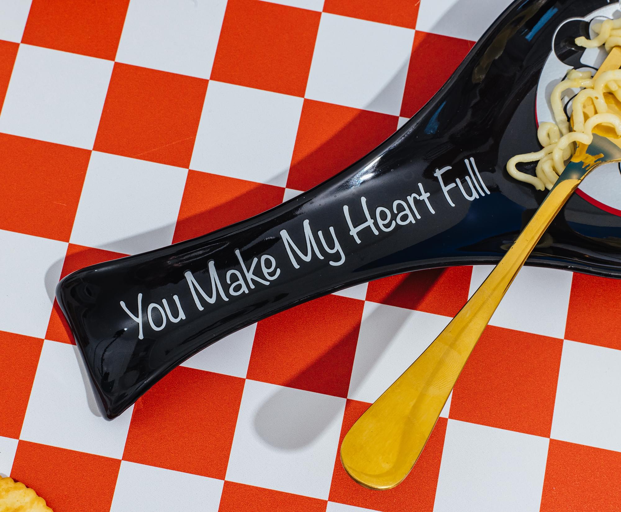 Disney Mickey and Minnie Mouse Ceramic Spoon Rest