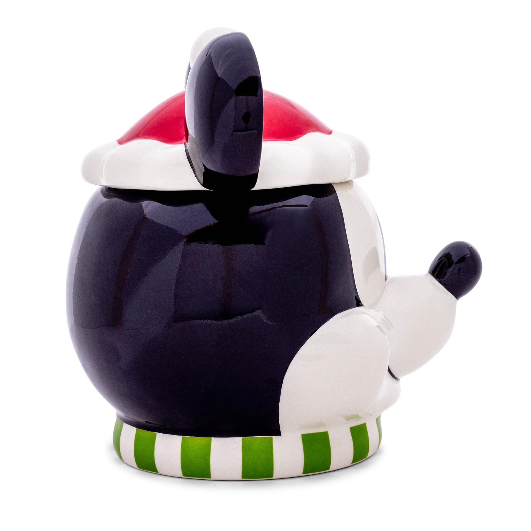 Disney Santa Mickey Mouse 6-inch Sculpted Ceramic Snack Jar