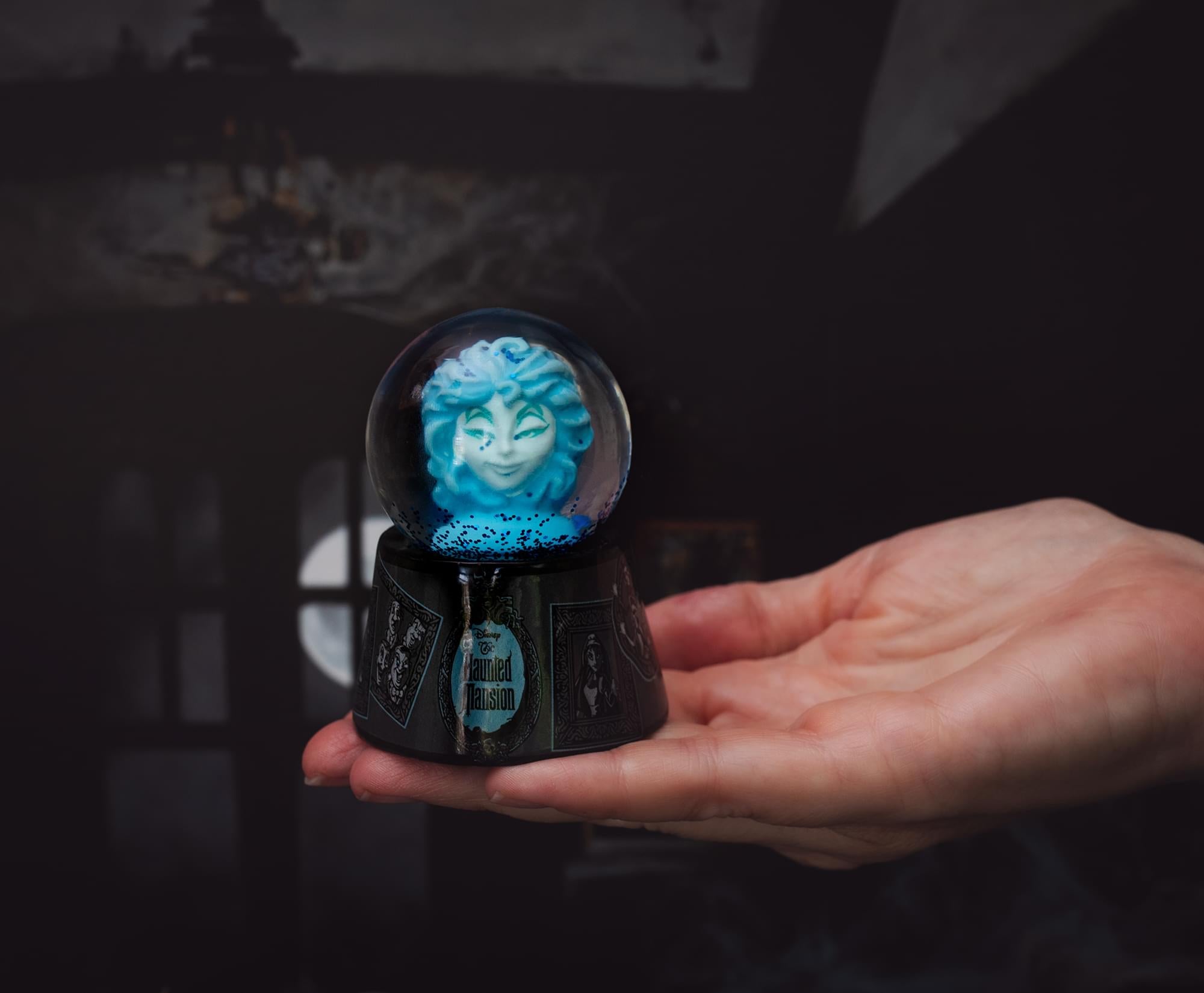 Disney Haunted Mansion Madame Leota Light-Up Mini Snow Globe | 2.75 Inches Tall