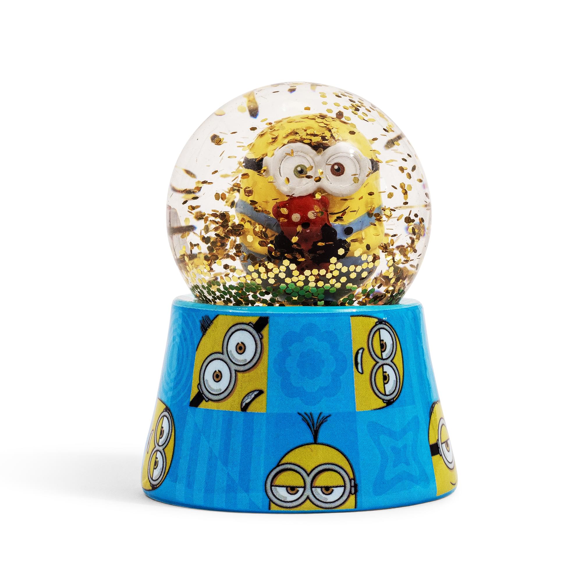 Despicable Me Bob The Minion 3-Inch Mini Light-Up Snow Globe
