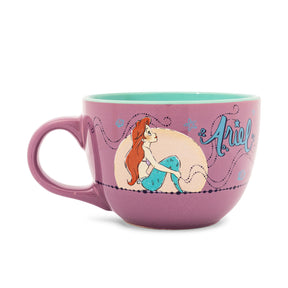 Disney The Little Mermaid Ariel Moonlight Ceramic Soup Mug | Holds 24 Ounces