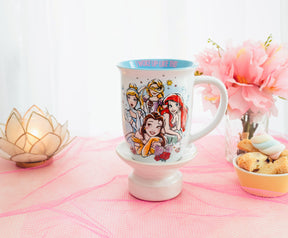 Disney Princess "I Woke Up Like This" Wide Rim Ceramic Mug | Holds 16 Ounces