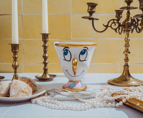Disney Beauty And The Beast Chip Sculpted Ceramic Figural Mug | Holds 20 Ounces