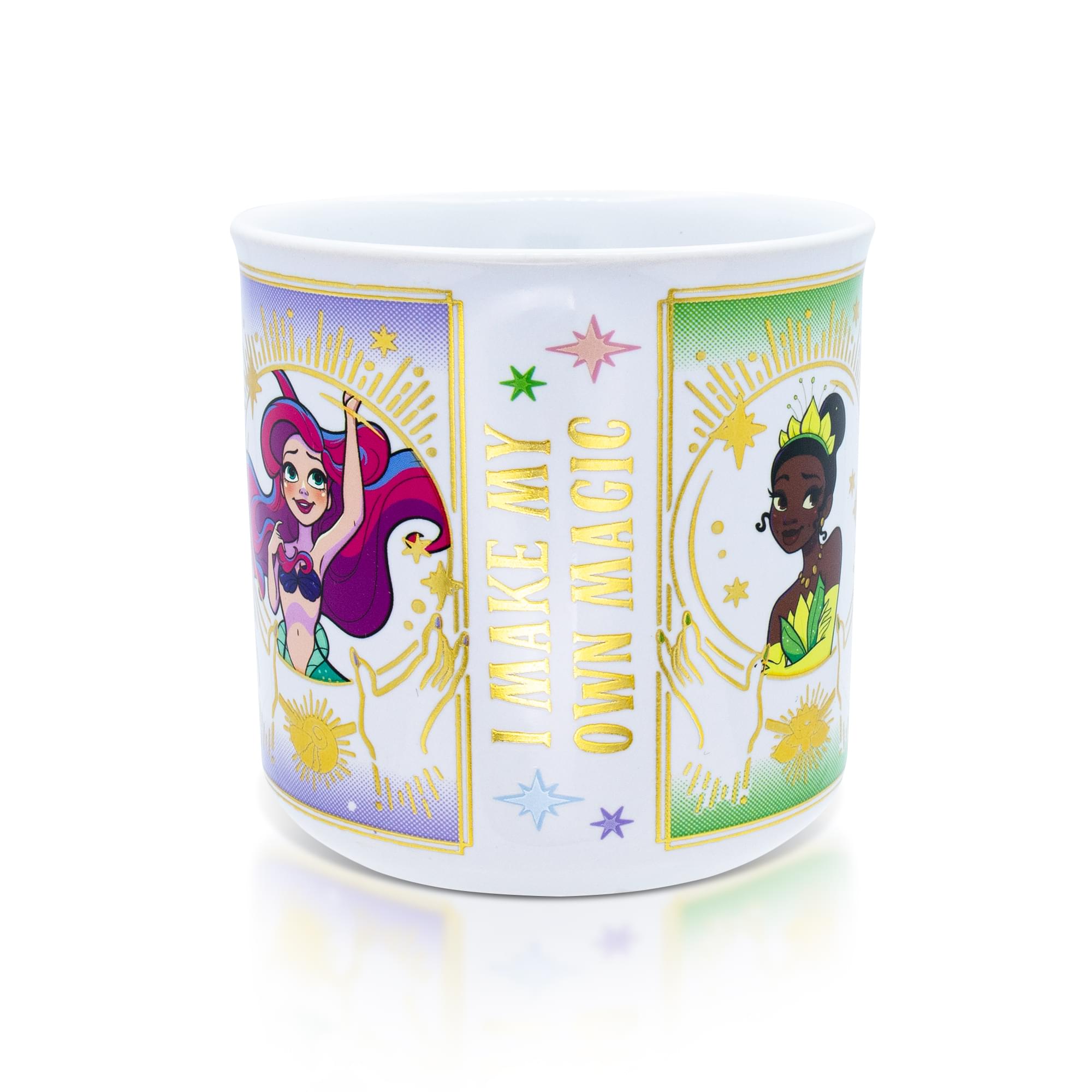 Disney Princess "I Make My Own Magic" Foil Ceramic Mug | Holds 20 Ounces