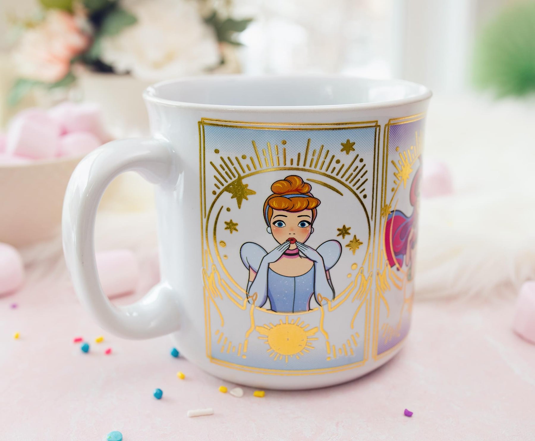 Disney Princess "I Make My Own Magic" Foil Ceramic Mug | Holds 20 Ounces