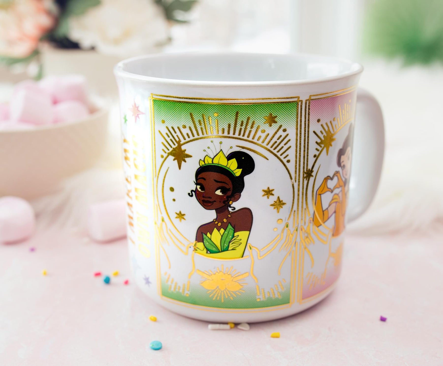 Disney Princess "I Make My Own Magic" Foil Ceramic Mug | Holds 20 Ounces