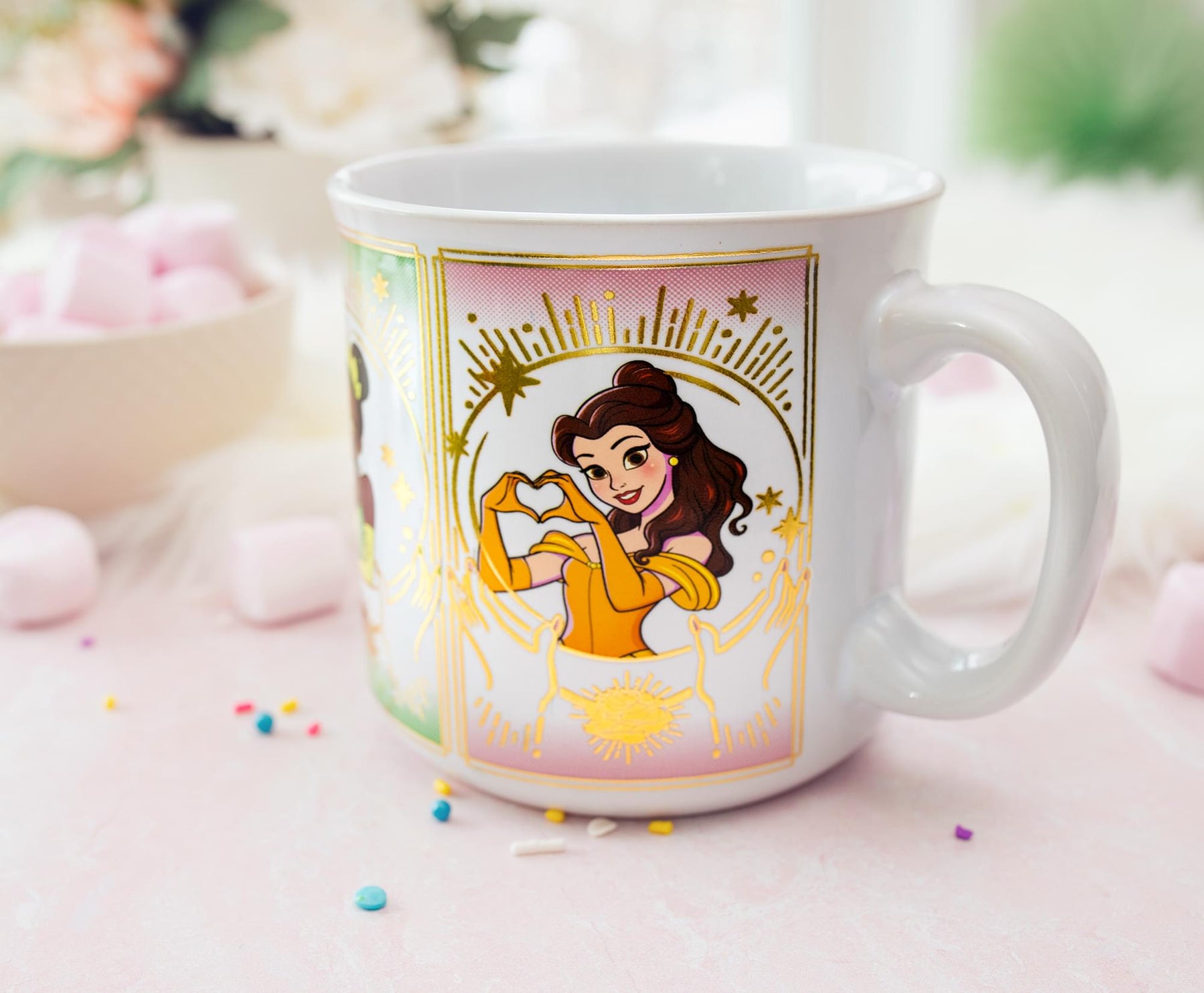 Disney Princess "I Make My Own Magic" Foil Ceramic Mug | Holds 20 Ounces