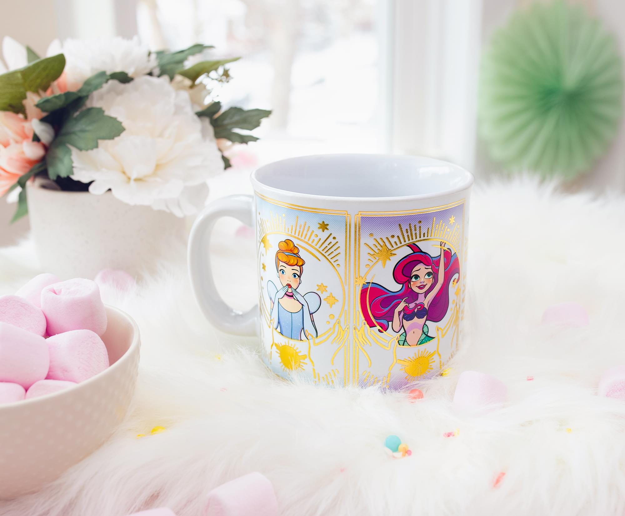 Disney Princess "I Make My Own Magic" Foil Ceramic Mug | Holds 20 Ounces