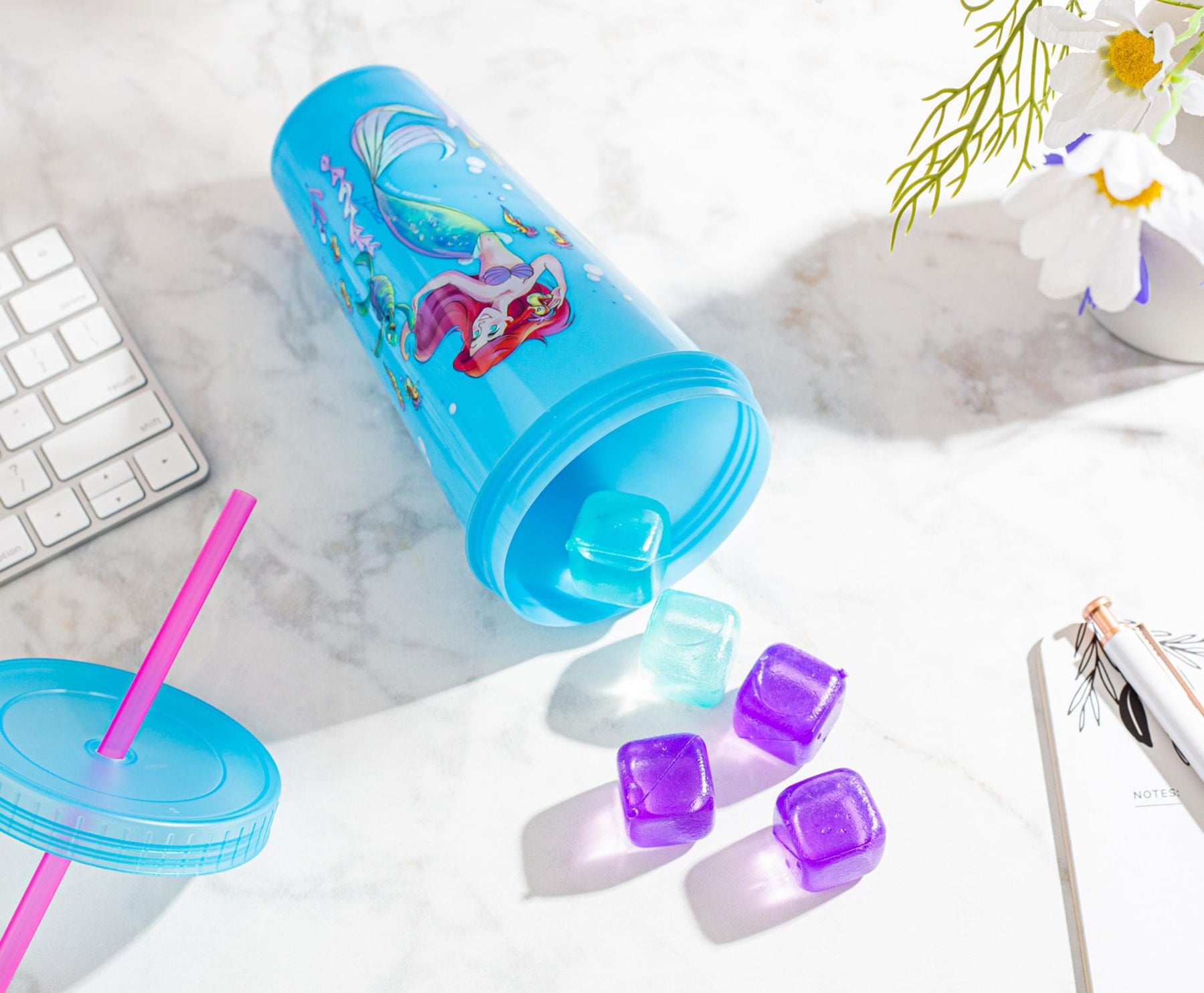 Disney The Little Mermaid Ariel Color-Changing Plastic Tumbler | 24 Ounces