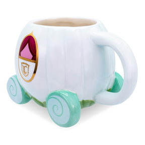 Disney Cinderella Coach 3D Sculpted Ceramic Mug | Holds 20 Ounces