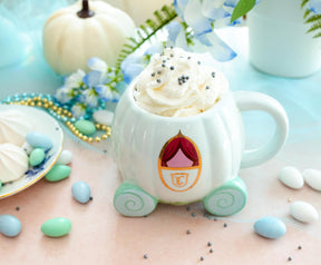 Disney Cinderella Coach 3D Sculpted Ceramic Mug | Holds 20 Ounces