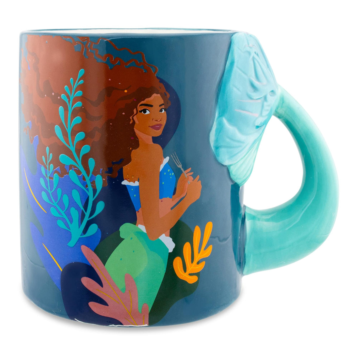 disney parks ariel little mermaid dress ceramic mug Disney The Little Mermaid Part Of Your World Ceramic Mug With Sculpted Handle