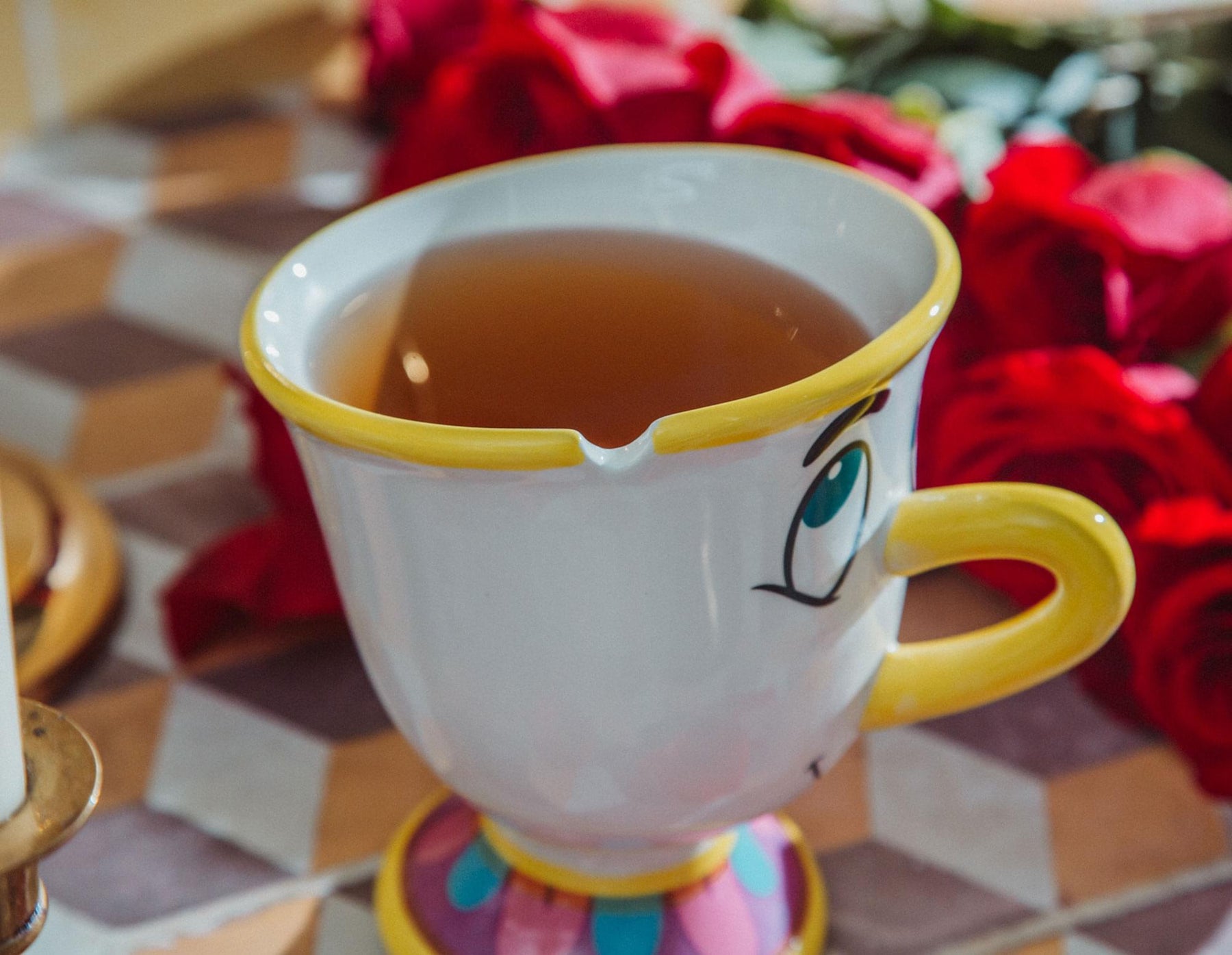 Disney Beauty and the Beast Chip 3D Sculpted Ceramic Mug | Holds 18 Ounces