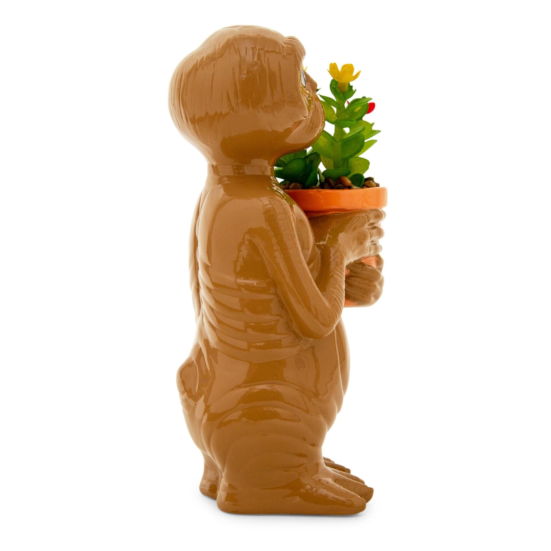 E.T. The Extra-Terrestrial 7-Inch Ceramic Planter With Artificial Succulent