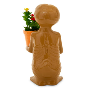 E.T. The Extra-Terrestrial 7-Inch Ceramic Planter With Artificial Succulent