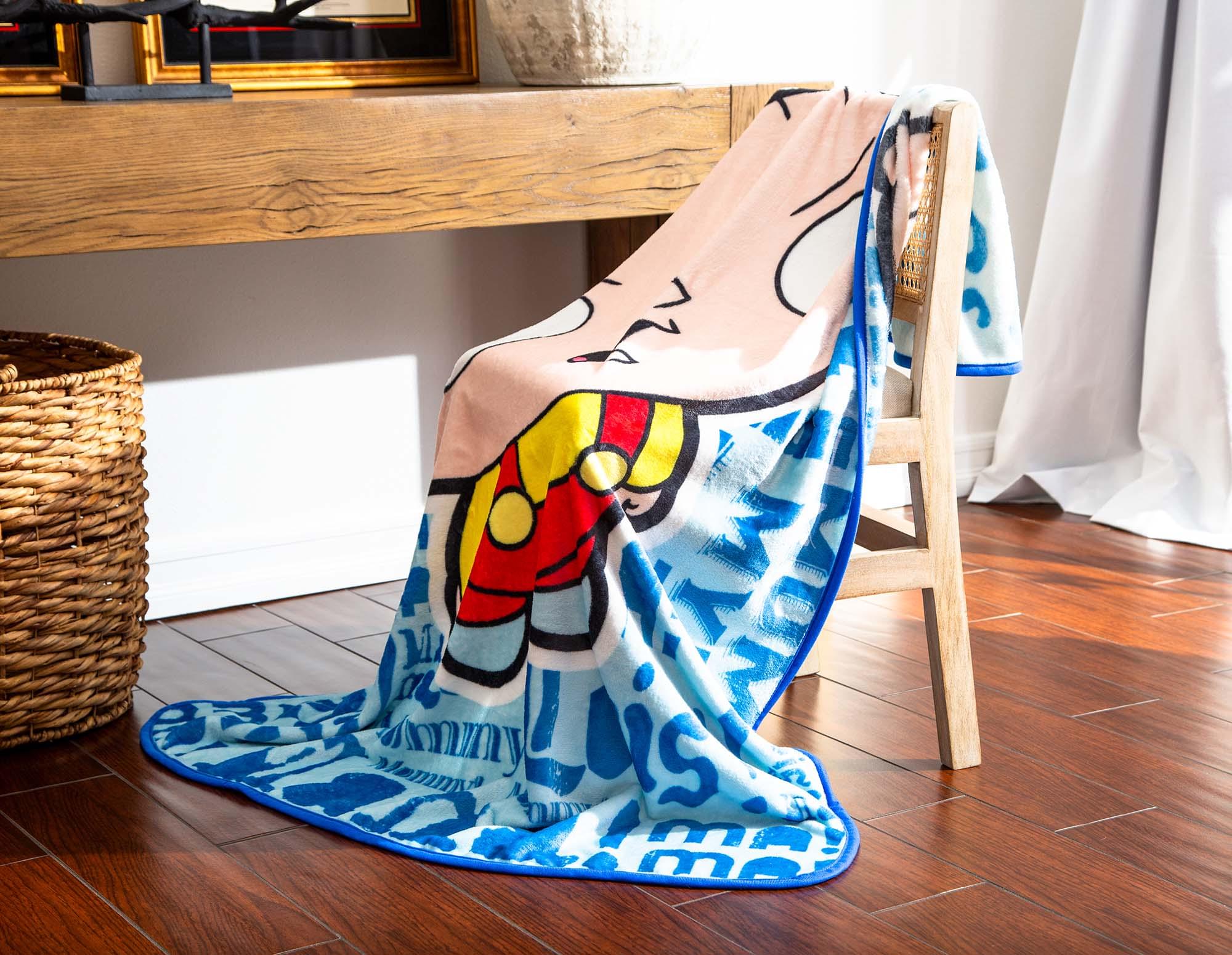 Family Guy Stewie Griffin "Mama" Raschel Throw Blanket | 45 x 60 Inches