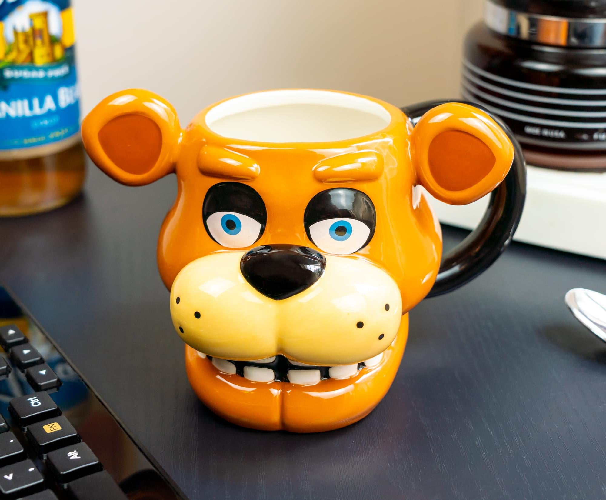 Five Nights At Freddy's Freddy Face Sculpted Ceramic Mug | Holds 20 Ounces