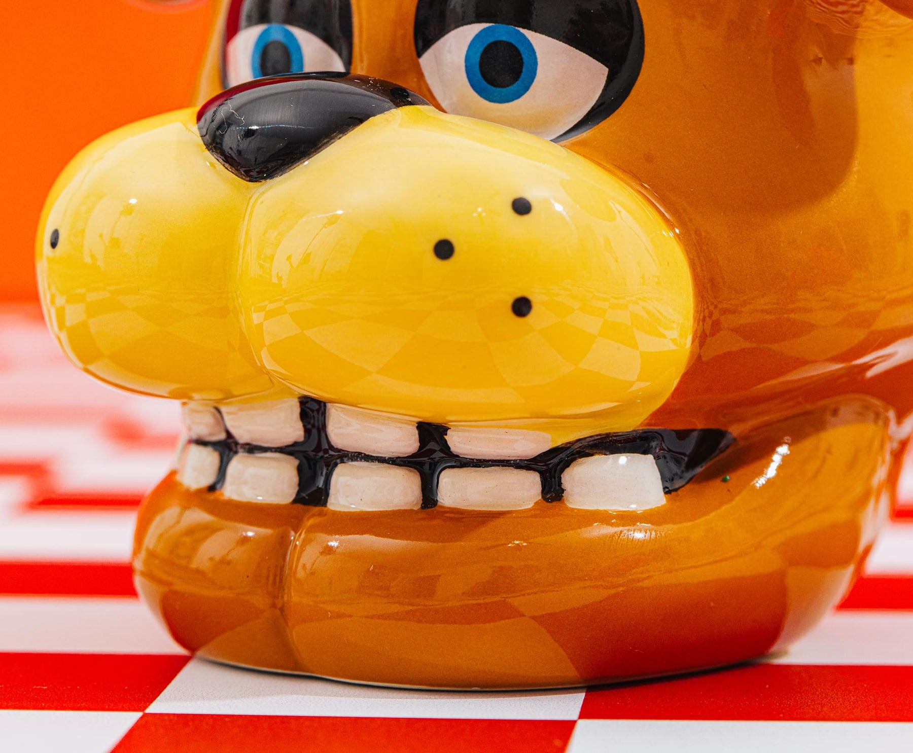 Five Nights At Freddy's Freddy Face Sculpted Ceramic Mini Mug | Holds 2 Ounces