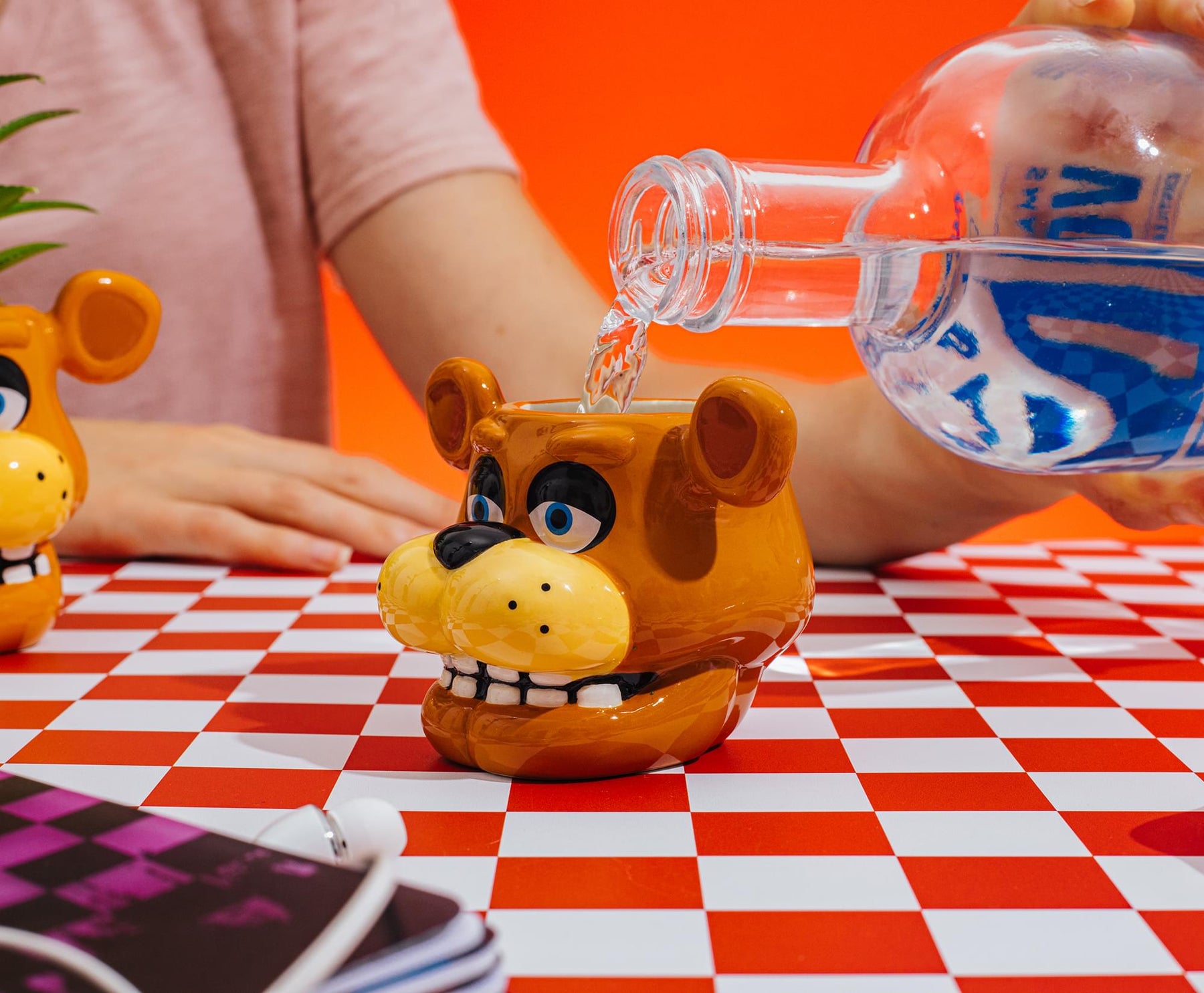 Five Nights At Freddy's Freddy Face Sculpted Ceramic Mini Mug | Holds 2 Ounces