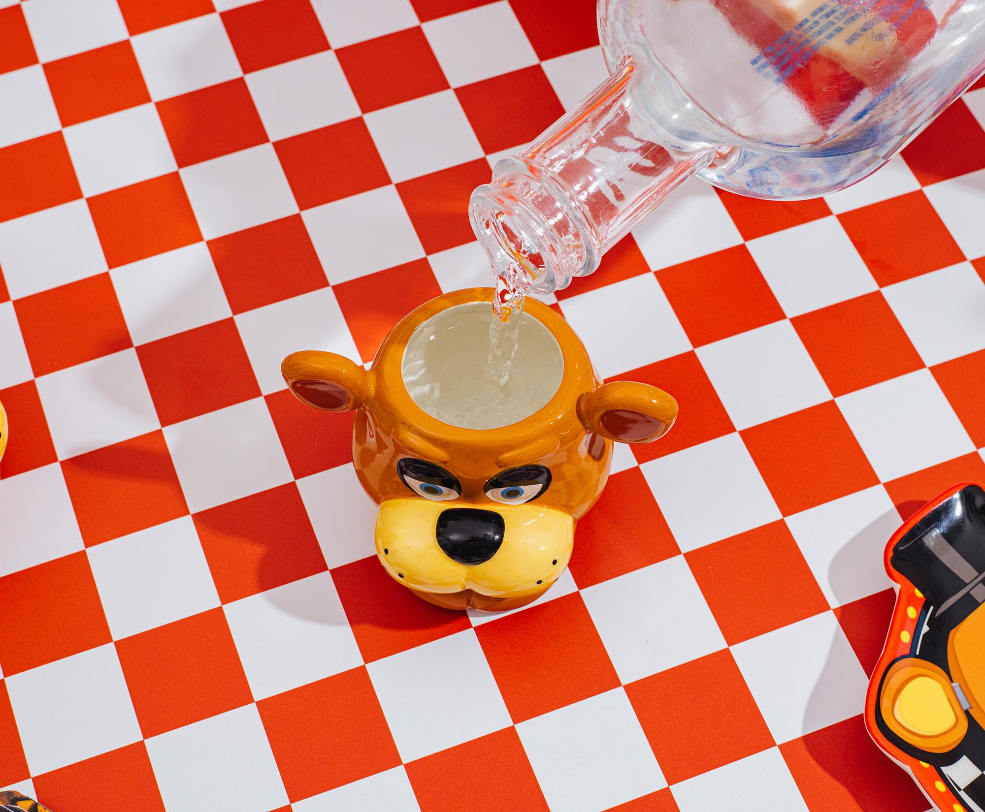 Five Nights At Freddy's Freddy Face Sculpted Ceramic Mini Mug | Holds 2 Ounces