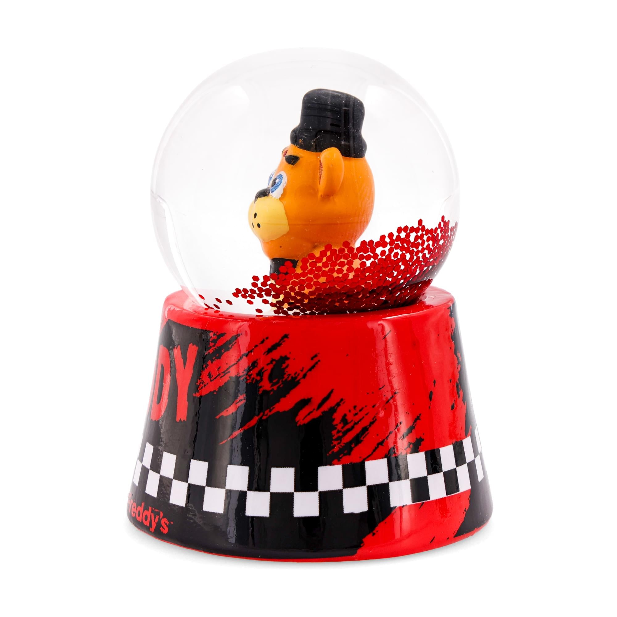 Five Nights At Freddy's Freddy Fazbear 3-Inch Mini Light-Up Snow Globe