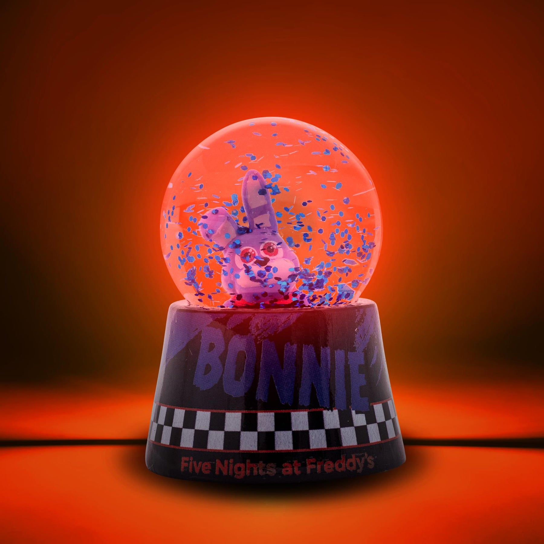 Five Nights At Freddy's Bonnie The Rabbit 3-Inch Mini Light-Up Snow Globe