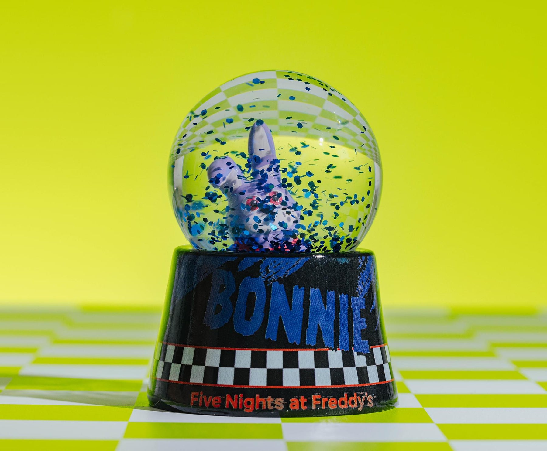 Five Nights At Freddy's Bonnie The Rabbit 3-Inch Mini Light-Up Snow Globe