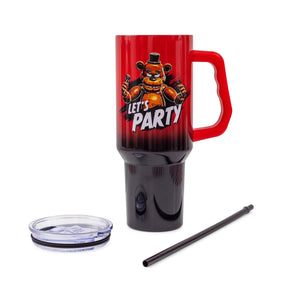 Five Nights At Freddy's "Let's Party" Stainless Steel Tumbler | Holds 40 Ounces
