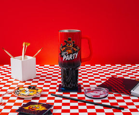 Five Nights At Freddy's "Let's Party" Stainless Steel Tumbler | Holds 40 Ounces