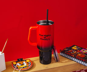 Five Nights At Freddy's "Let's Party" Stainless Steel Tumbler | Holds 40 Ounces