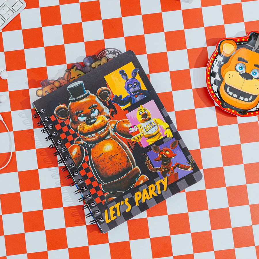 FNAF "Let's Party" 6-Tab Spiral Notebook