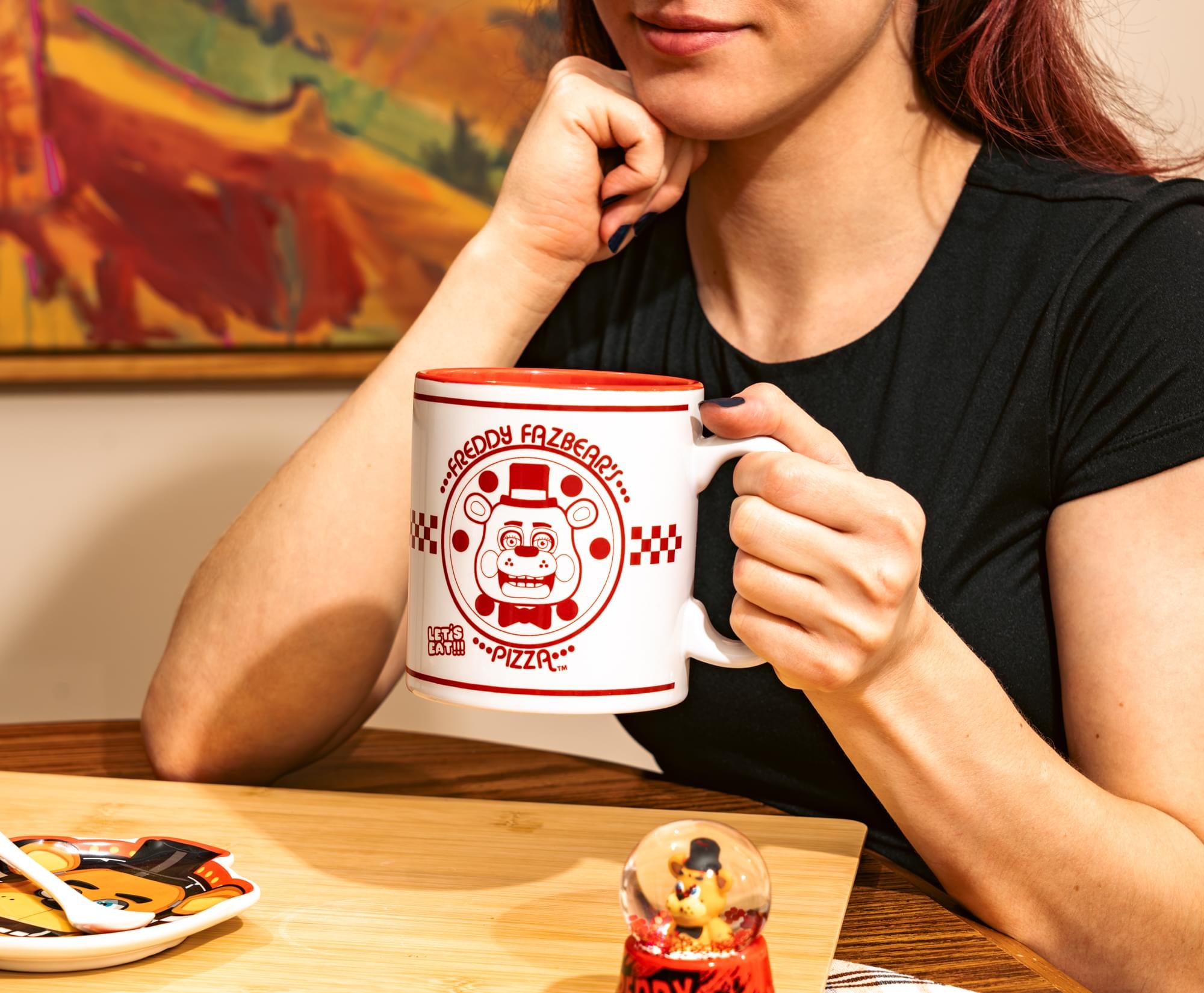 Five Nights At Freddy's Freddy Fazbear's Pizza Box Ceramic Mug | Holds 20 Ounces