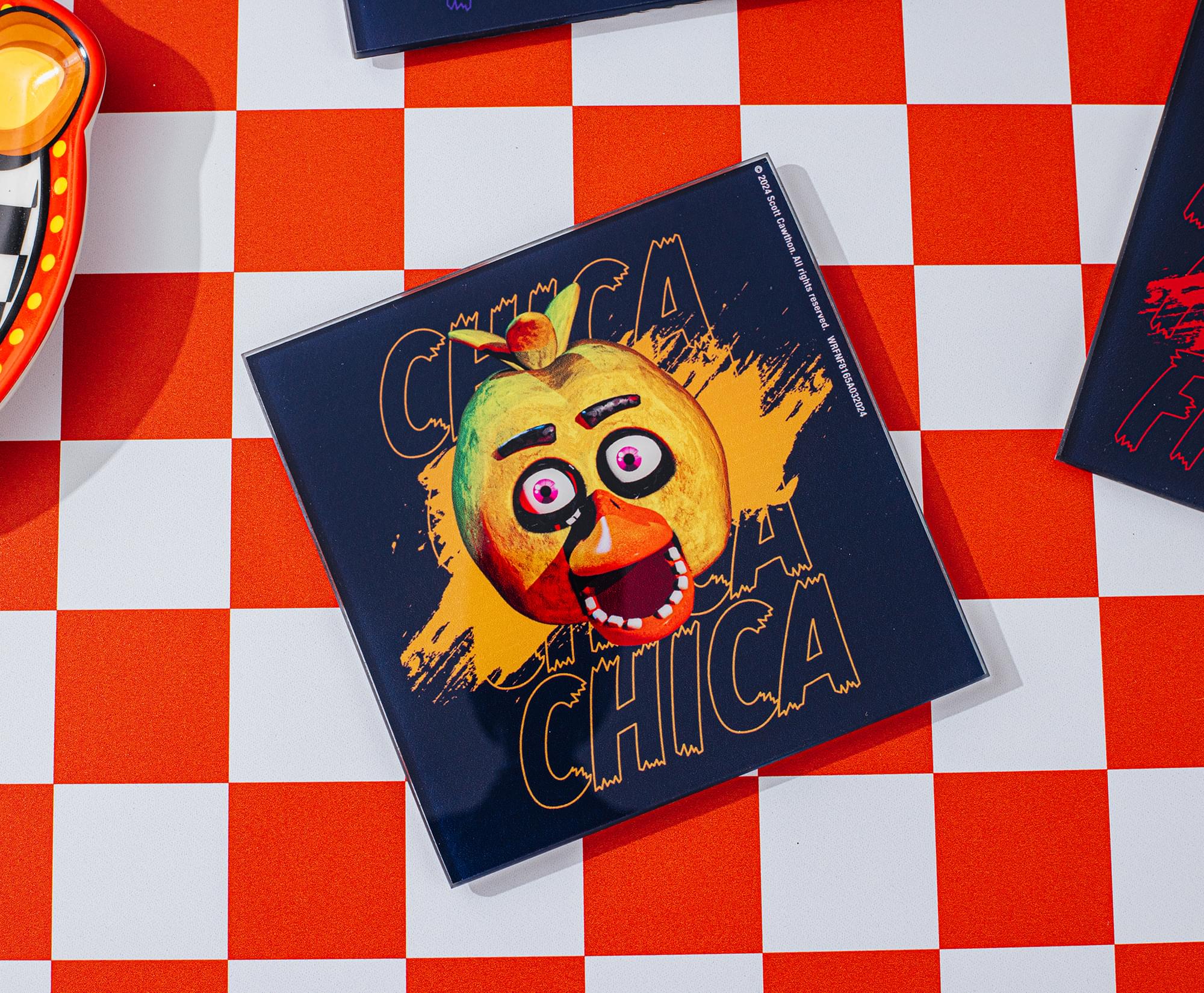 Five Nights At Freddy's Characters Glass Coasters | Set of 4