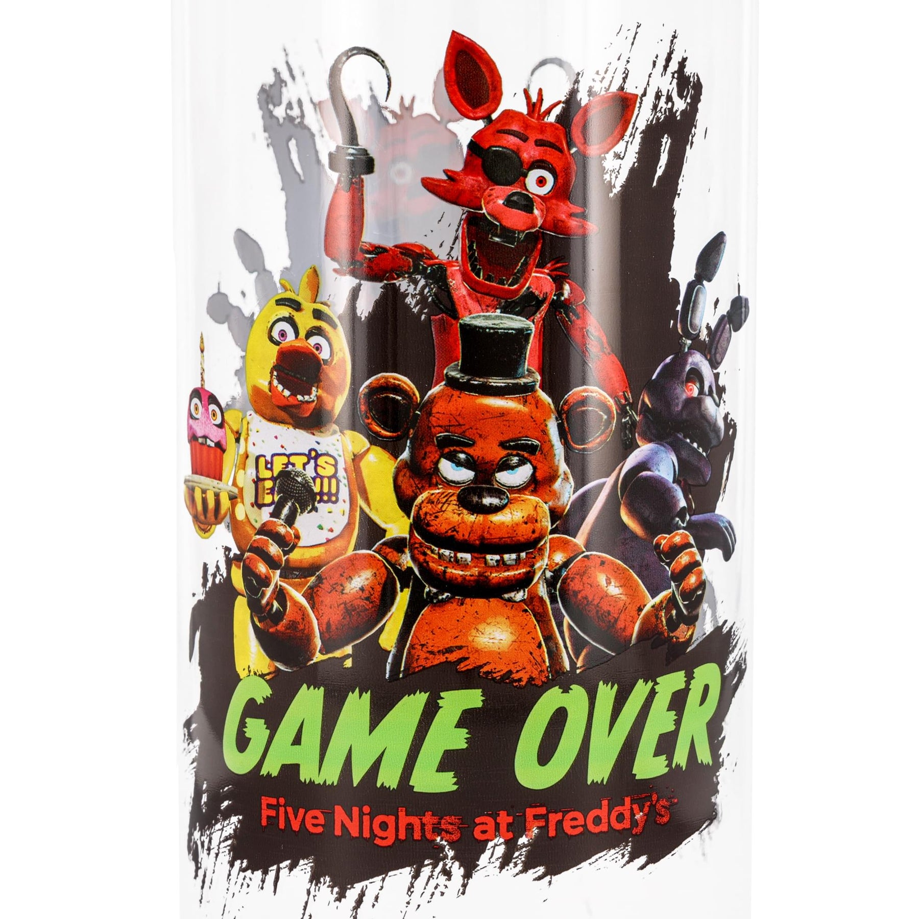 Five Nights At Freddy's "Game Over" Sports Water Bottle | Holds 40 Ounces