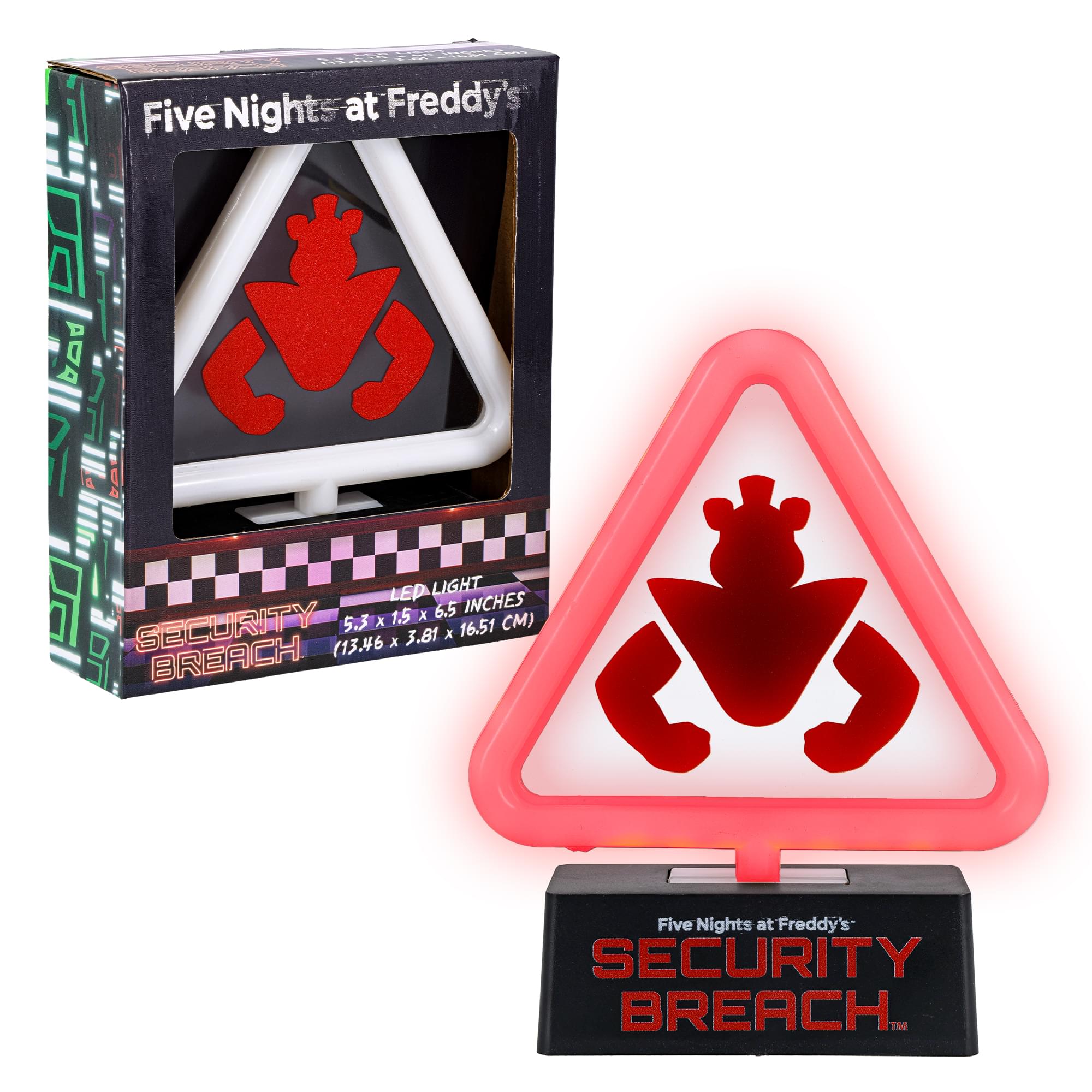 Five Nights At Freddy's: Security Breach Logo LED Neon Lamp | 5 x 6.5 Inches