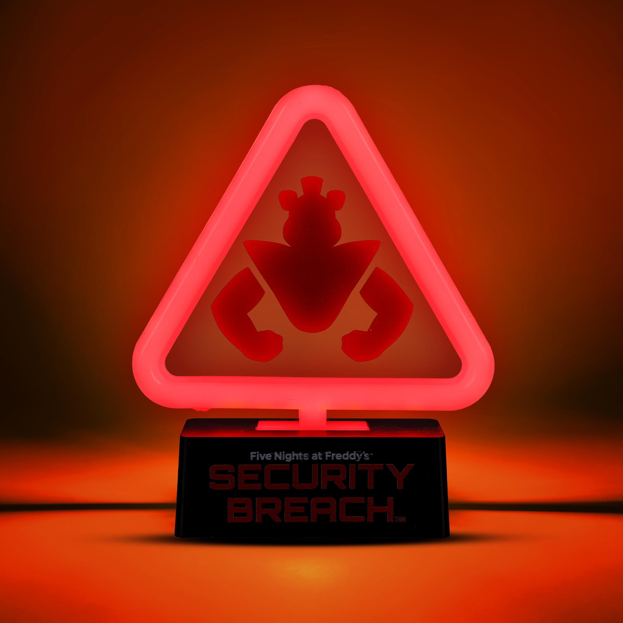 Five Nights At Freddy's: Security Breach Logo LED Neon Lamp | 5 x 6.5 Inches